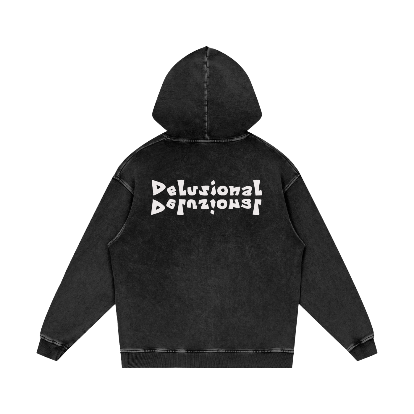 Black Delusional Hoodie